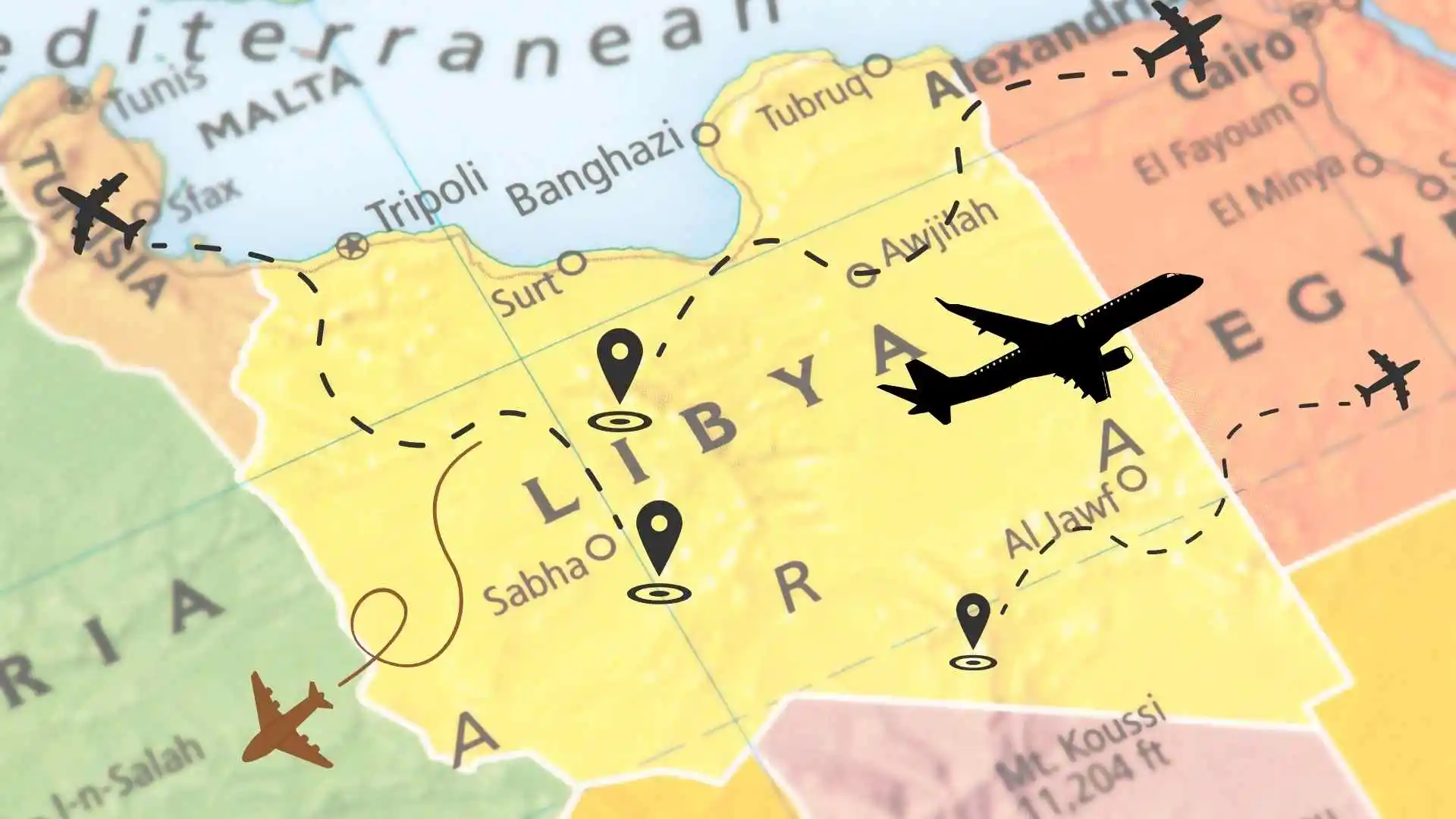 قائمة الدول المسموح دخولها بالجواز الليبي