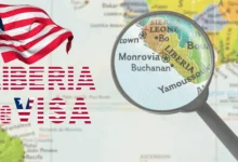 تأشيرة ليبيريا الإلكترونية عند الوصول