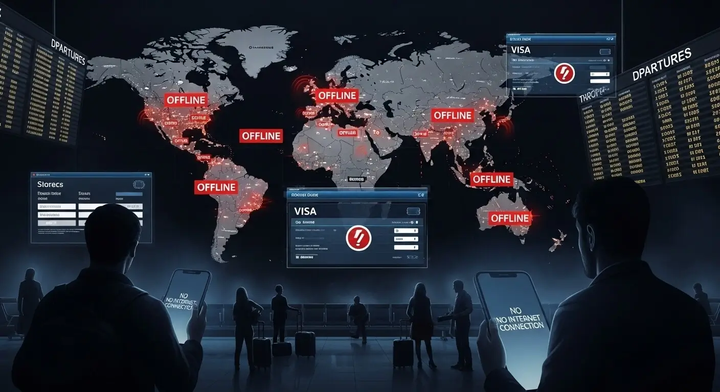 عطل كلاودفلير Cloudflare العالمي يشل بوابات التأشيرات الإلكترونية ويكشف هشاشة البنية الرقمية للسفر